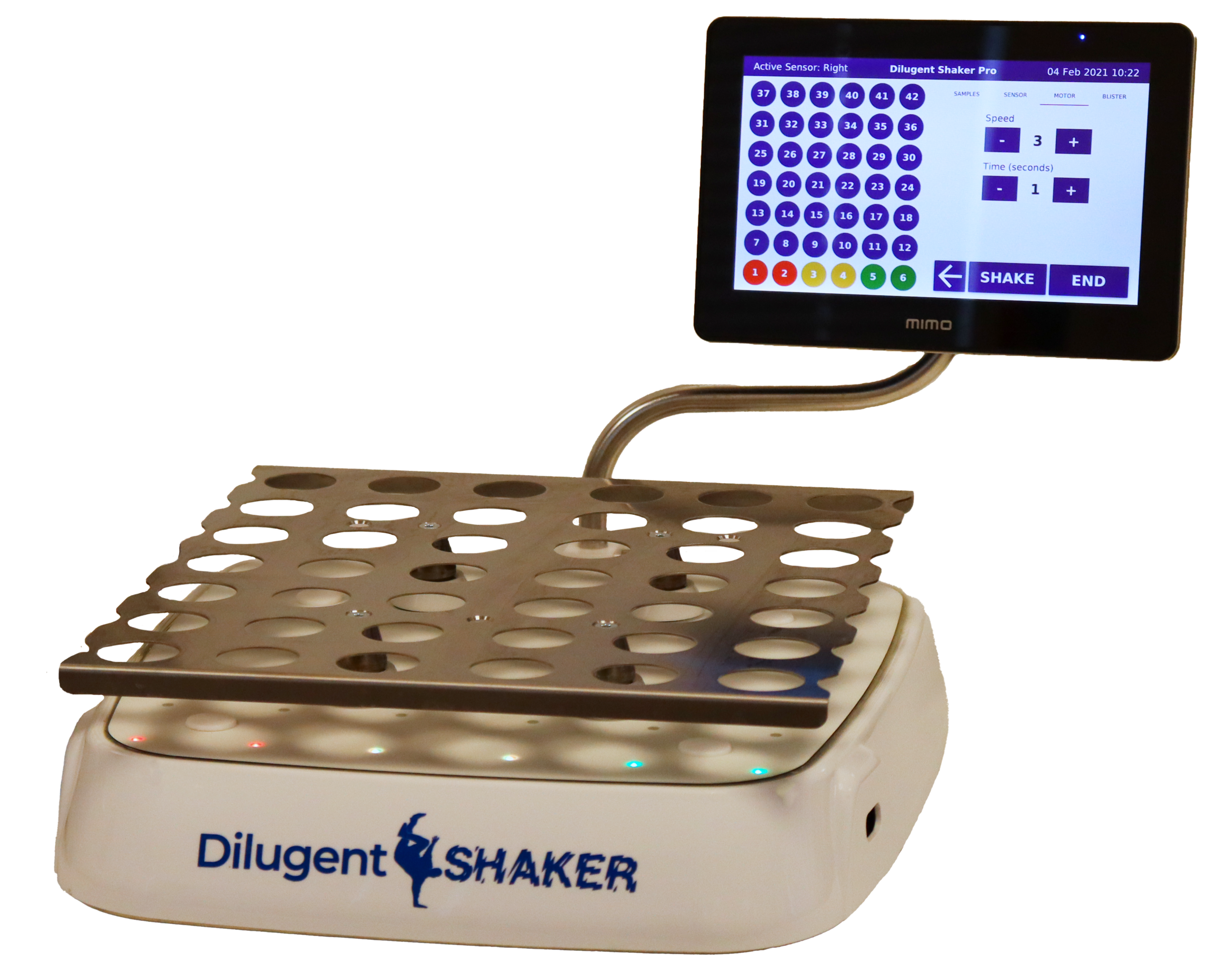 dilugent shaker