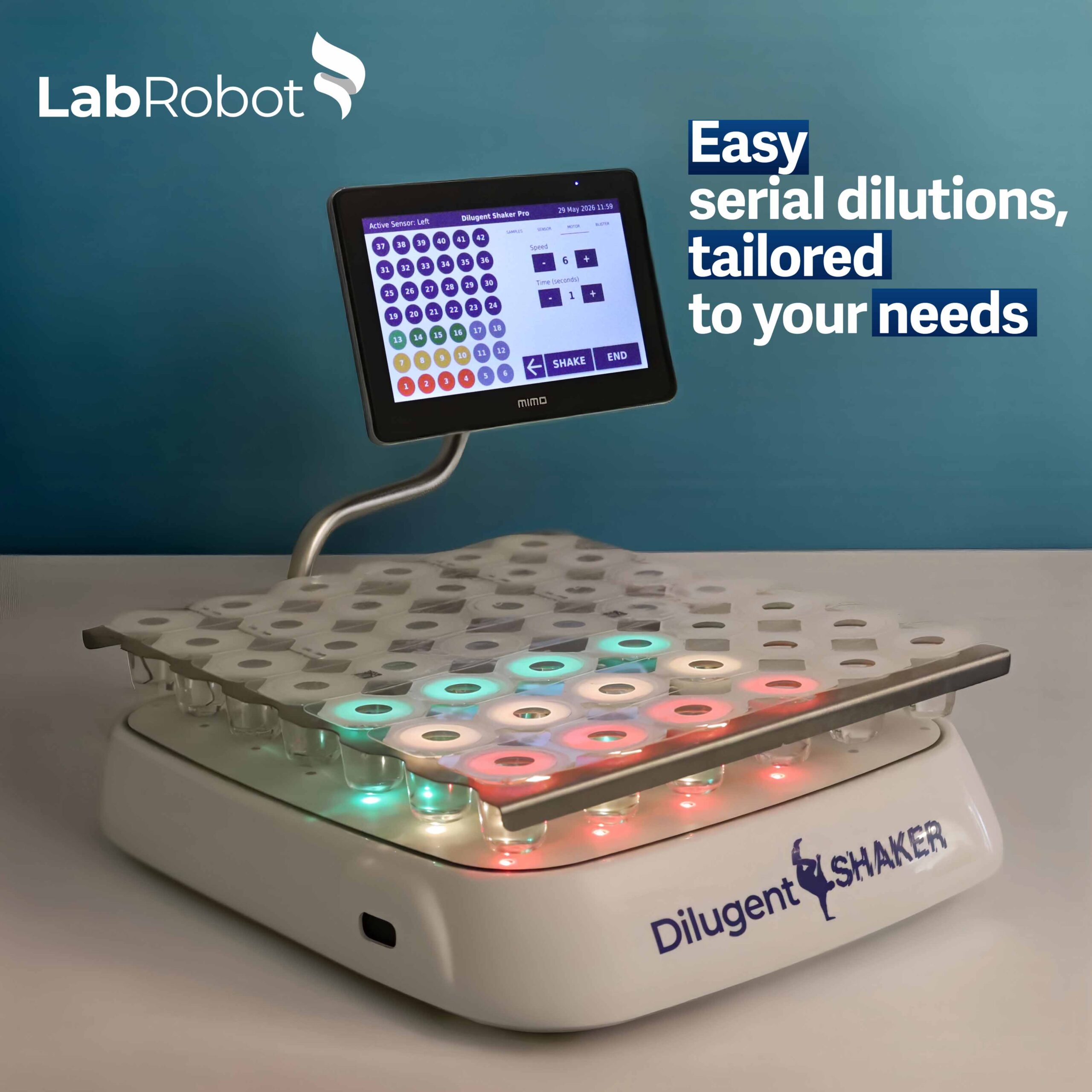 Dilugent Shaker serial dilutions microbiology food safety
